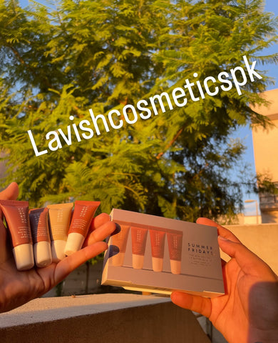 SUMMER FRIDAYS THE MINI NATURALS LIP BUTTER BALM SET OF 4