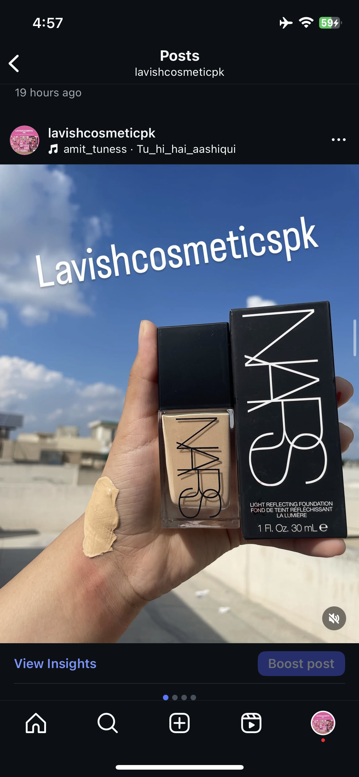 NARS LIGHT REFLECTING FOUNDATION 30ML