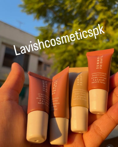 SUMMER FRIDAYS THE MINI NATURALS LIP BUTTER BALM SET OF 4