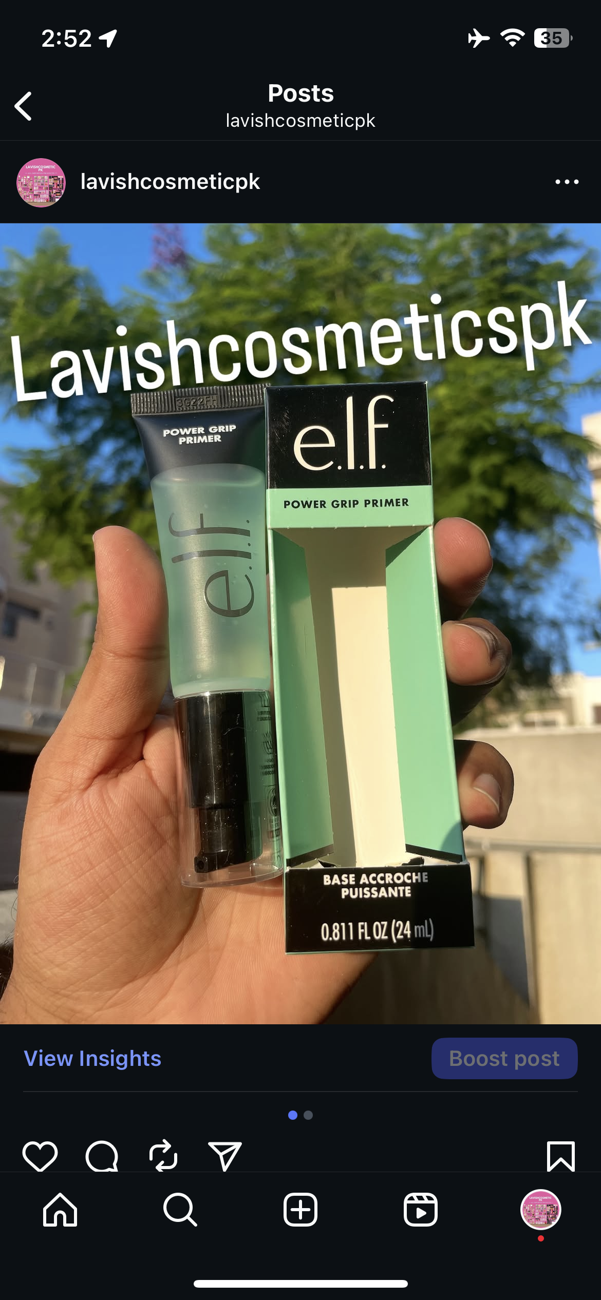 ELF POWER GRIP PRIMER 24 ML