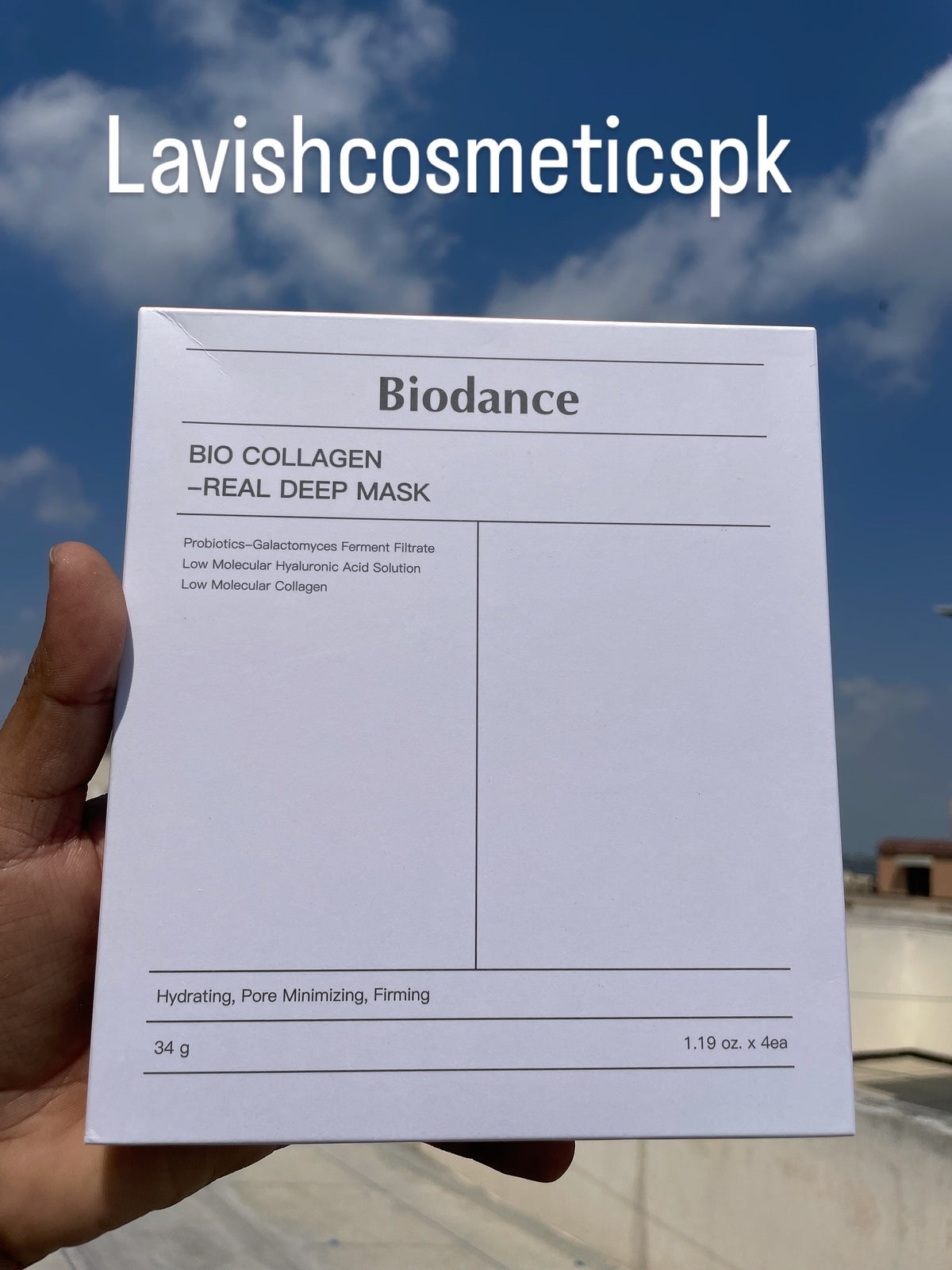 BIODANCE BIO COLLAGEN REAL DEEP MASKS PACK OF 4 34 GRAMS EACH