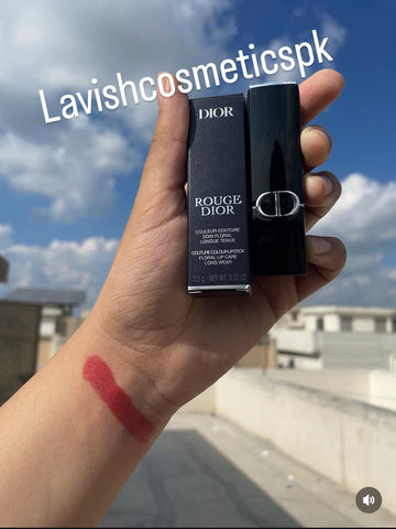 DIOR ROUGE FLORAL LIP CARE LONG WEAR LIPSTICK 3.5 GRAMS BIG SIZE