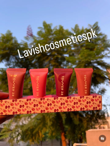 TOWER 28 LIP SOFTIE TINTED LIP TREATMENT SET BUNDLE OF 4