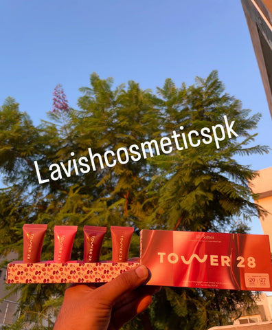 TOWER 28 LIP SOFTIE TINTED LIP TREATMENT SET BUNDLE OF 4